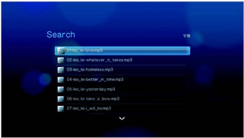 WESTERN DIGITAL WD TV LIVE HD MEDIA PLAYER - Fonction de recherche - 4