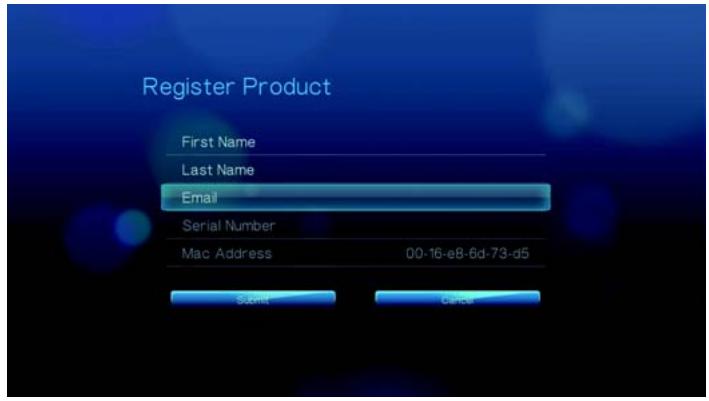 WESTERN DIGITAL WD TV LIVE HD MEDIA PLAYER - Enregistrement de votre produit WD - 5