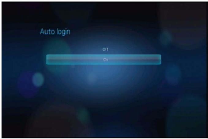 WESTERN DIGITAL WD TV LIVE HD MEDIA PLAYER - Auto login (connexion automatique) - 1