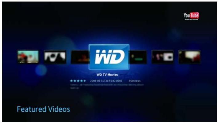 WESTERN DIGITAL WD TV LIVE HD MEDIA PLAYER - Sélection videos - 2