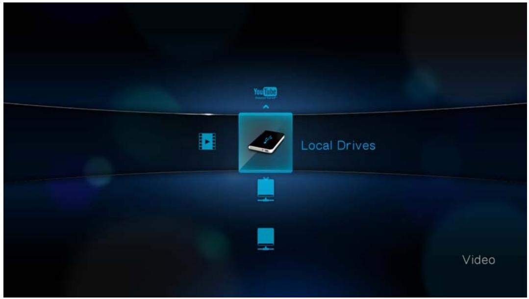 WESTERN DIGITAL WD TV LIVE HD MEDIA PLAYER - Utilisation du menu du WD TV HD media player - 1