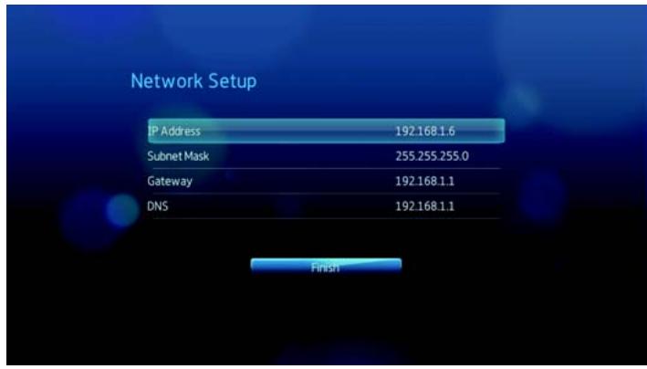 WESTERN DIGITAL WD TV LIVE HD MEDIA PLAYER - Configuration de la connexion ethernet (filaire) - 5