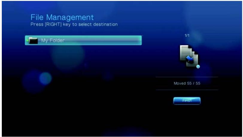 WESTERN DIGITAL TV LIVE - Déplacement de fichiers - 7