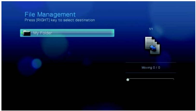 WESTERN DIGITAL TV LIVE - Déplacement de fichiers - 6