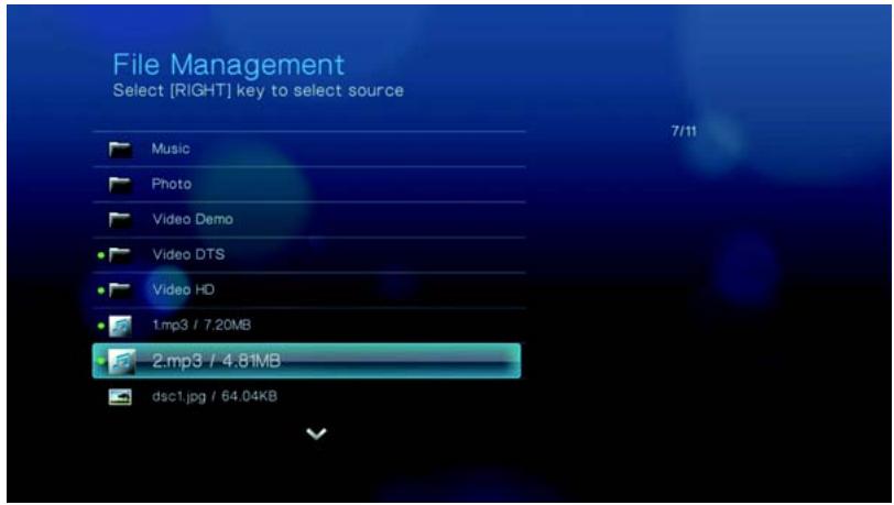 WESTERN DIGITAL TV LIVE - Déplacement de fichiers - 1