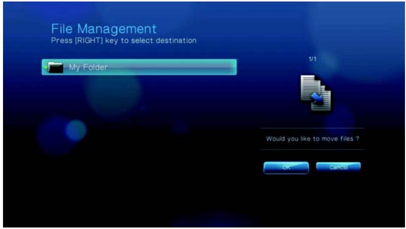 WESTERN DIGITAL TV LIVE - Déplacement de fichiers - 5