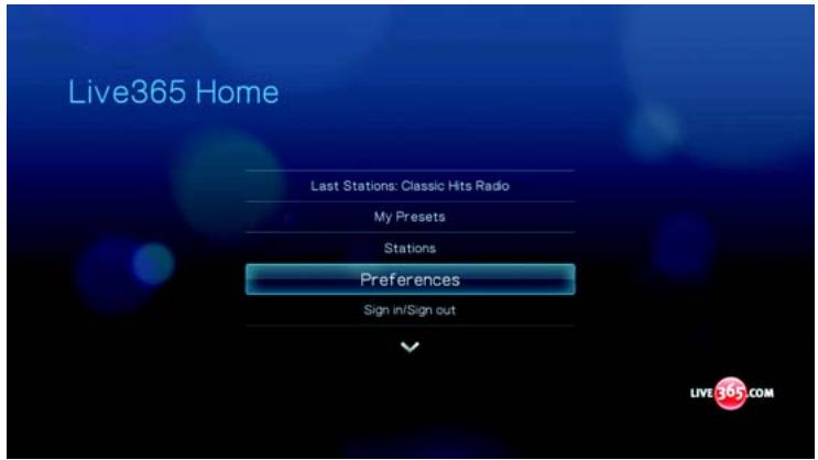 WESTERN DIGITAL TV LIVE - Preférences Live365 - 1