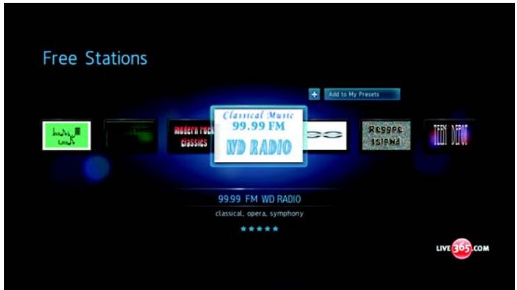 WESTERN DIGITAL TV LIVE - Ajout d'une station à votre liste de préseLECTIONs - 2