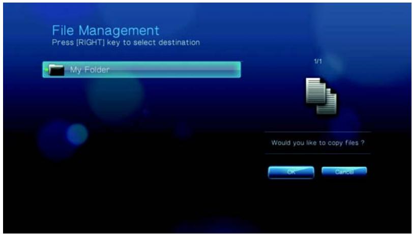 WESTERN DIGITAL TV LIVE - Copie de fichiers - 6