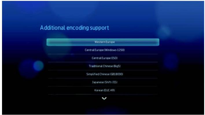 WESTERN DIGITAL TV LIVE - Additional encoding support (Prise en charge d'encodage supplémentaire) - 1