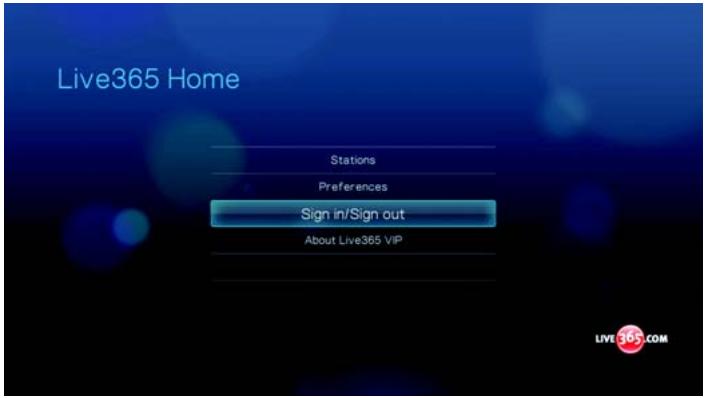 WESTERN DIGITAL TV LIVE - Connexion à Live365 - 1
