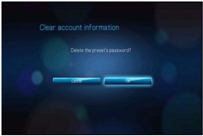 WESTERN DIGITAL TV LIVE - Effacer les informations du compte - 1