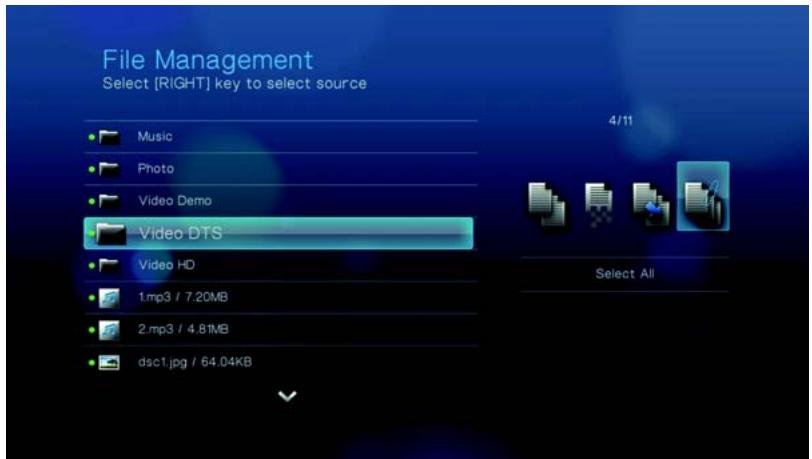 WESTERN DIGITAL TV LIVE - Déplacement de fichiers - 2