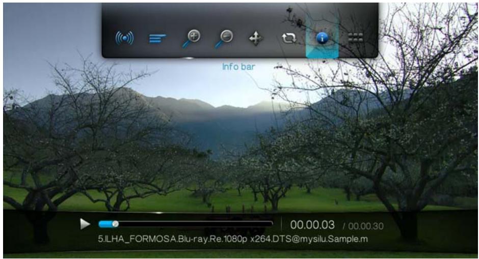 WESTERN DIGITAL TV LIVE PLUS - Afficher le volet d'information video - 2