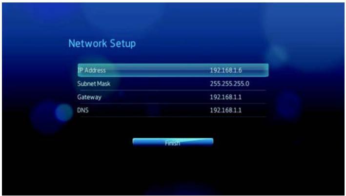 WESTERN DIGITAL TV LIVE PLUS - Configuration de la connexion Ethernet (filaire) - 5