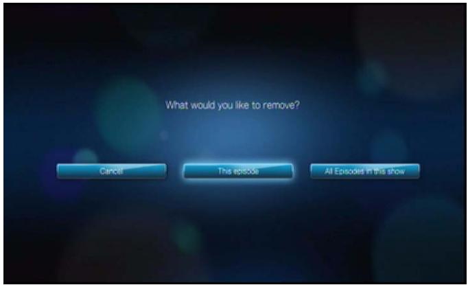 WESTERN DIGITAL TV LIVE PLUS - Remove from my channels (Effacer de mes canaux) - 1