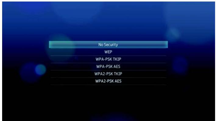 WESTERN DIGITAL TV LIVE PLUS - Configuration de réseau sans fil - 8