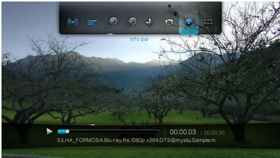 WESTERN DIGITAL TV LIVE PLUS - Afficher le volet d'information video - 1