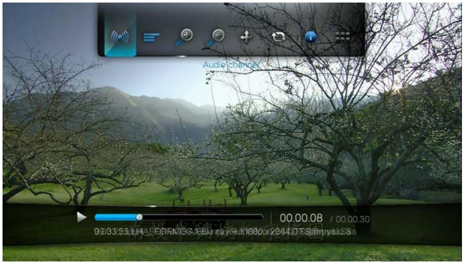 WESTERN DIGITAL TV LIVE PLUS - Selection du canal audio - 1