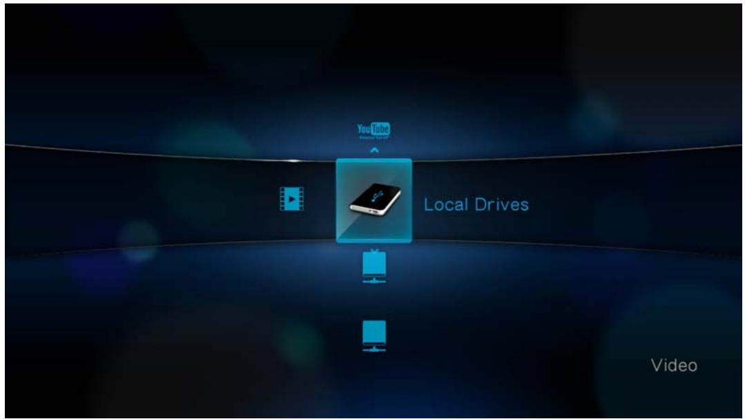 WESTERN DIGITAL TV LIVE PLUS - Utilisation du menu du lecteur multimédia HD WD TV - 1