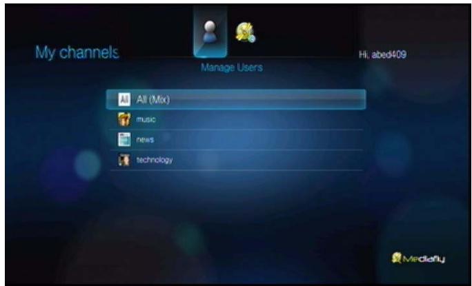 WESTERN DIGITAL TV LIVE PLUS - Effacer un compte Mediafly depuis le lecteur multimédia - 1