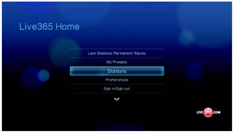 WESTERN DIGITAL TV LIVE PLUS - Écoute d'une station Live365 - 1