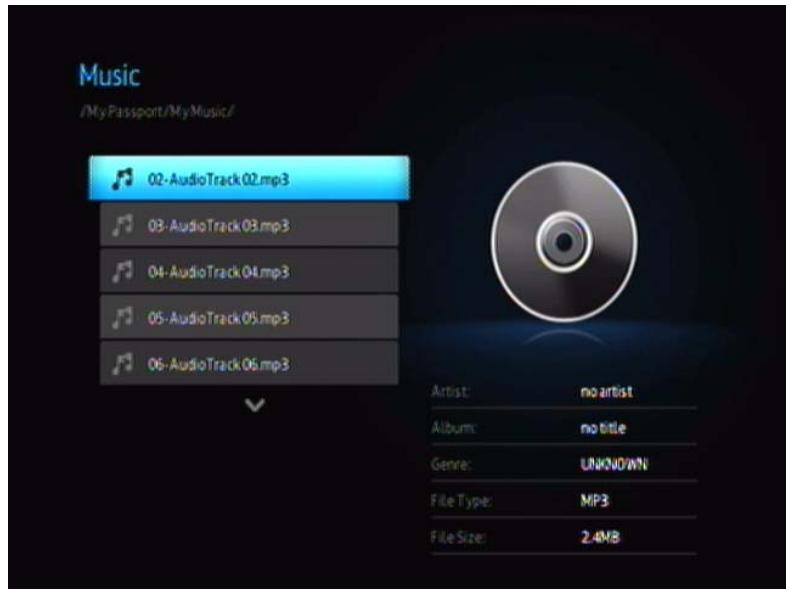WESTERN DIGITAL TV MINI MEDIA PLAYER - Lecture musicale - 4