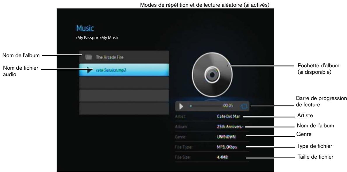 WESTERN DIGITAL TV MINI MEDIA PLAYER - Lecture musicale - 5