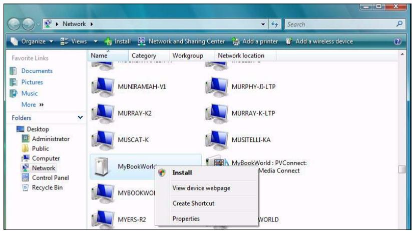 WESTERN DIGITAL MY BOOK WORLD EDITION - Sous Windows Vista/Windows 7 - 1