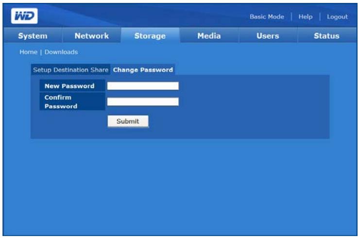 WESTERN DIGITAL MY BOOK WORLD EDITION - Change Password (Modifier le mot de passer) - 2