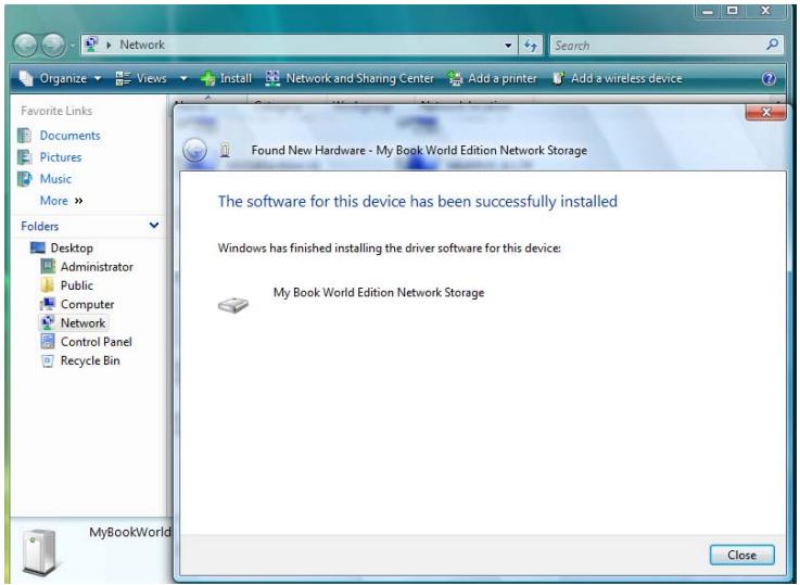 WESTERN DIGITAL MY BOOK WORLD EDITION - Sous Windows Vista/Windows 7 - 4