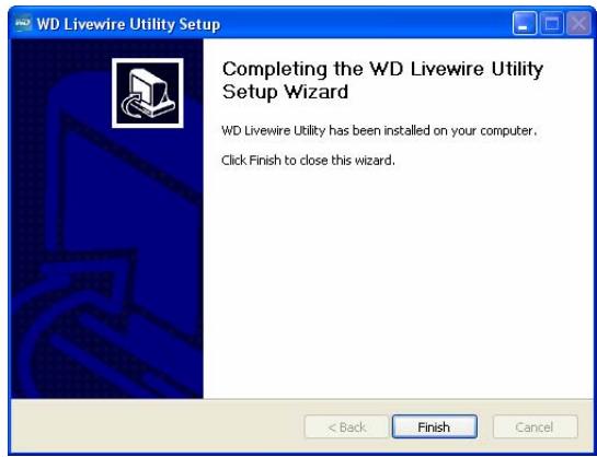 WESTERN DIGITAL WD LIVEWIRE - Instructions d'installation - 5