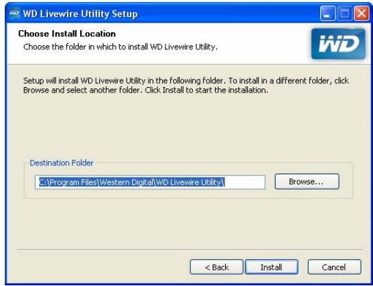 WESTERN DIGITAL WD LIVEWIRE - Instructions d'installation - 4