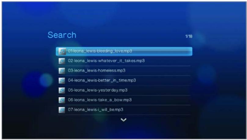 WESTERN DIGITAL WD TV HD MEDIA PLAYER - Recherche automatisée - 3