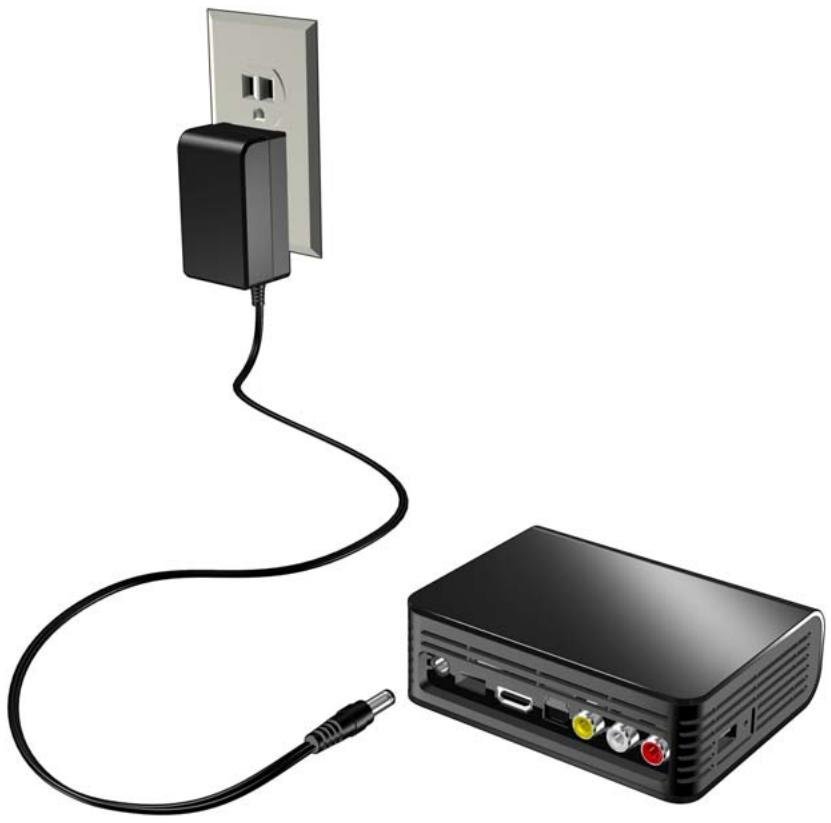 WESTERN DIGITAL WD TV HD MEDIA PLAYER - Étape 2 - Connecter le cable d'alimentation - 3