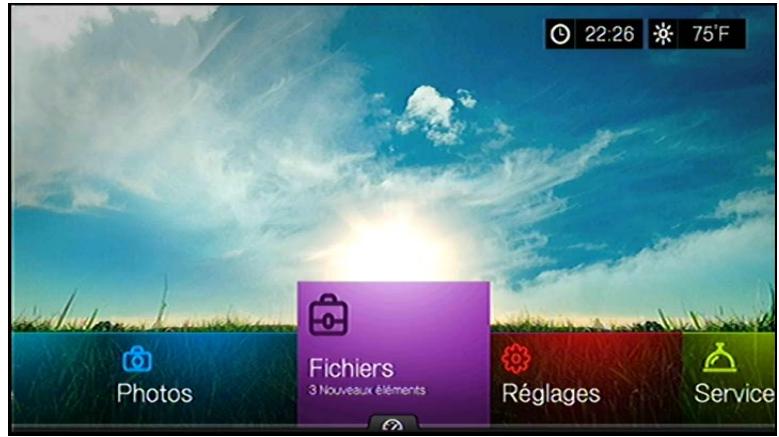 WESTERN DIGITAL WD TV LIVE HUB MEDIA CENTER - Affichage des fichiers - 1