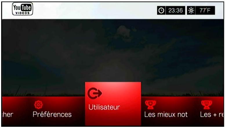WESTERN DIGITAL WD TV LIVE HUB MEDIA CENTER - Connexion à votre compte YouTube - 3