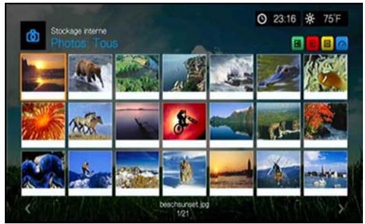 WESTERN DIGITAL WD TV LIVE HUB MEDIA CENTER - Affichage du navigateur - 1