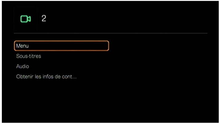 WESTERN DIGITAL WD TV LIVE HUB MEDIA CENTER - Options de lecture pour la navigation DVD - 1