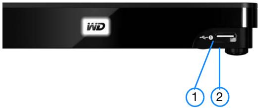 WESTERN DIGITAL WD TV LIVE HUB MEDIA CENTER - Connexions - 1