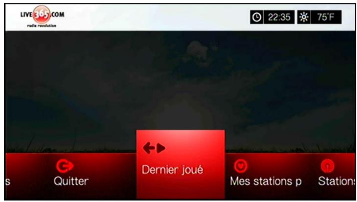 WESTERN DIGITAL WD TV LIVE HUB MEDIA CENTER - Écoute d'une station Live365 - 4