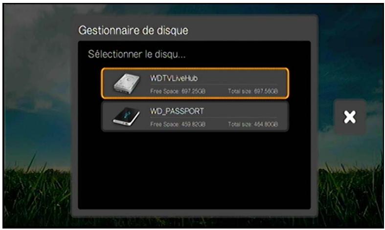 WESTERN DIGITAL WD TV LIVE HUB MEDIA CENTER - Gestionnaire de disque - 2