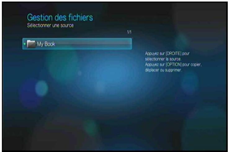 WESTERN DIGITAL WD TV LIVE PLUS HD MEDIA PLAYER - Copier, déplacer, et effacer des fichiers - 4