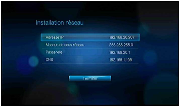 WESTERN DIGITAL WD TV LIVE PLUS HD MEDIA PLAYER - Installation de la connexion Ethernet (filaire) - 5