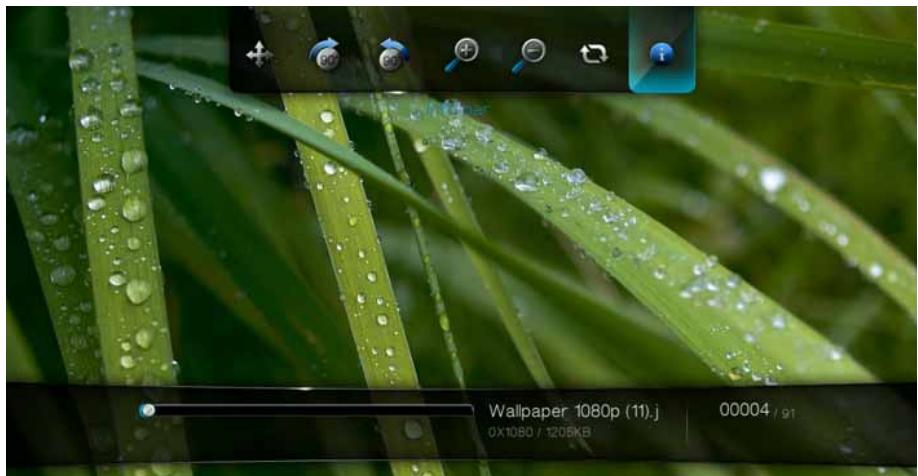 WESTERN DIGITAL WD TV LIVE PLUS HD MEDIA PLAYER - Afficher le volet d'information diaporama - 2