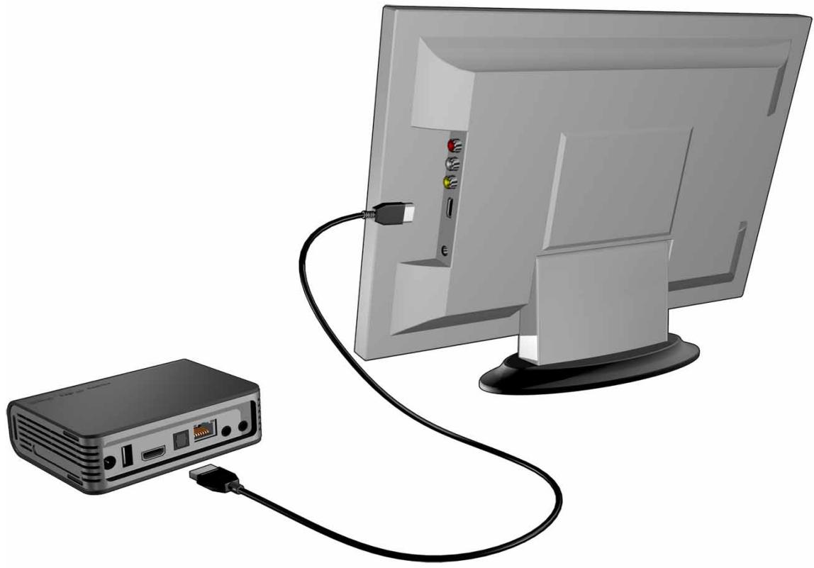 WESTERN DIGITAL WD TV LIVE PLUS HD MEDIA PLAYER - Audio et video HDMI (haute définition) - 1