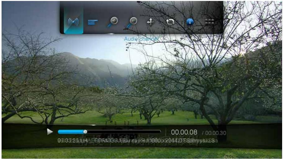 WESTERN DIGITAL WD TV LIVE PLUS HD MEDIA PLAYER - Selection du canal audio - 1