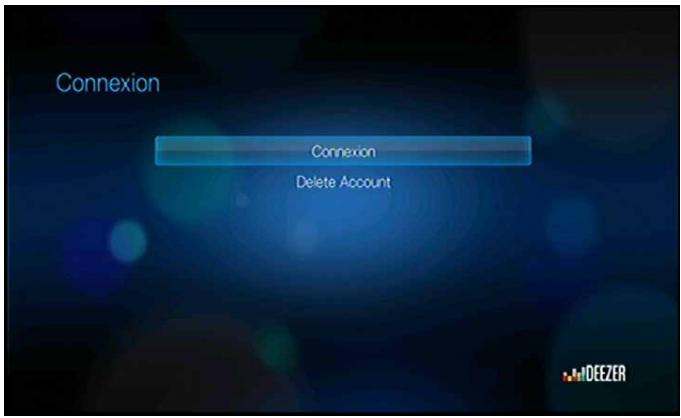 WESTERN DIGITAL WD TV LIVE PLUS HD MEDIA PLAYER - Connexion à votre compte Deezer - 3