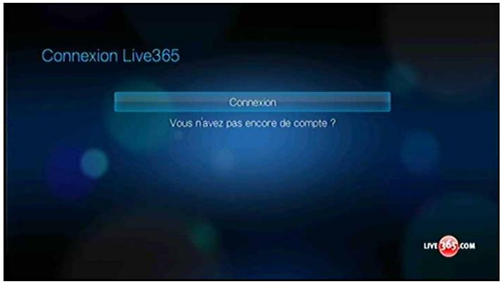 WESTERN DIGITAL WD TV LIVE PLUS HD MEDIA PLAYER - Connexion à Live365 (en option) - 2