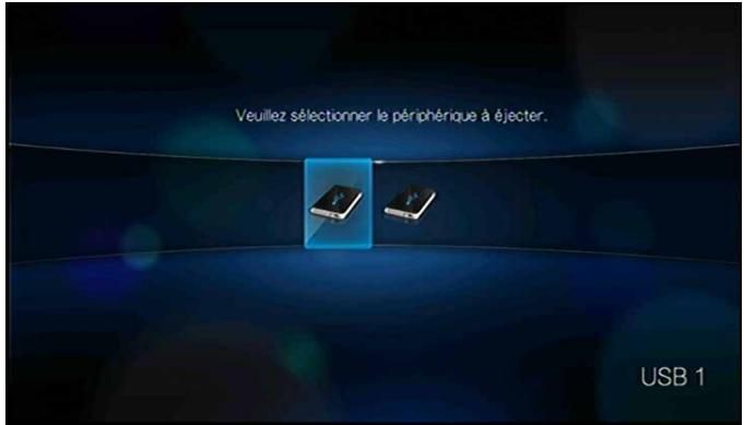 WESTERN DIGITAL WD TV LIVE PLUS HD MEDIA PLAYER - Déconnecter un périphérique USB - 1